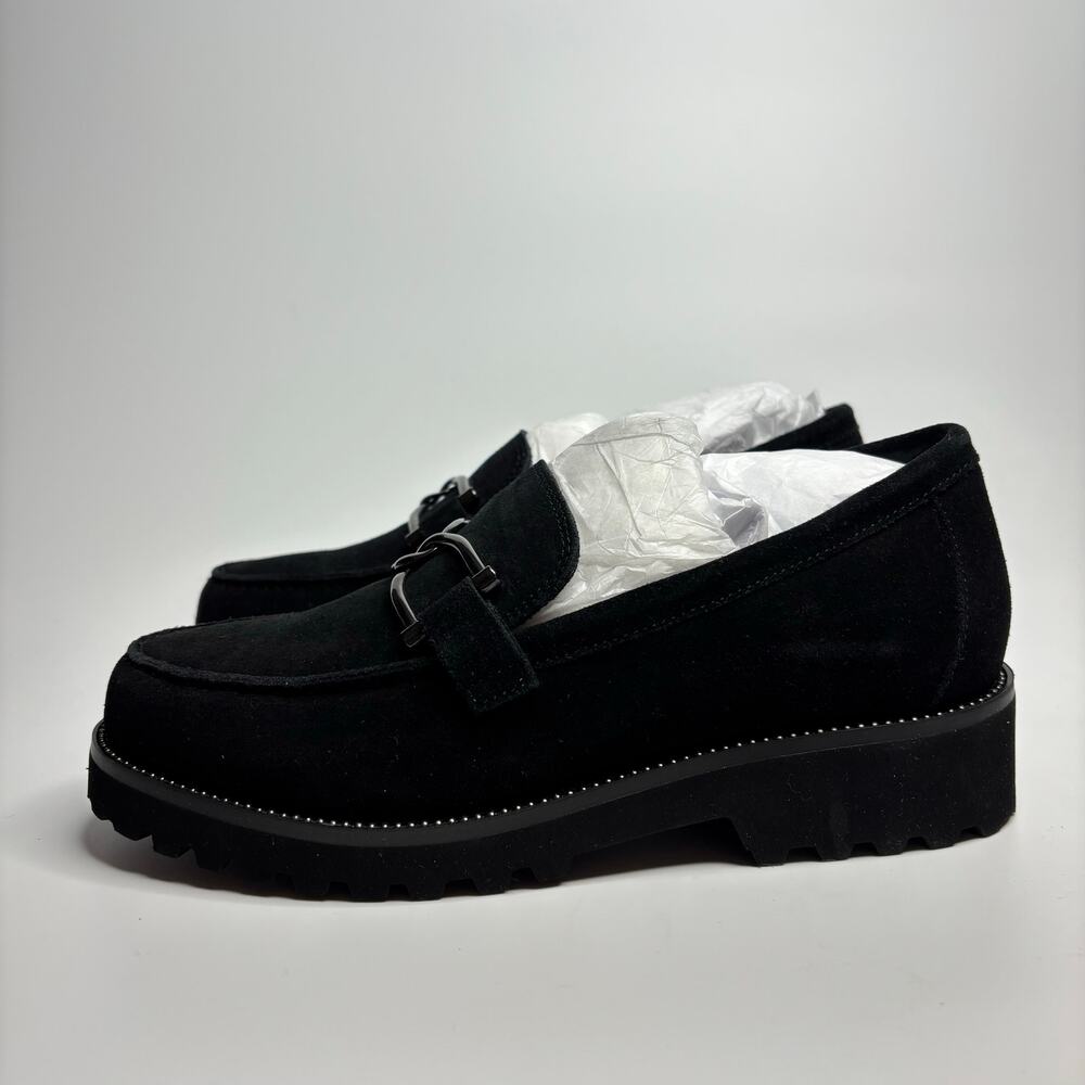Vaneli Zack Waterproof Suede Bit Loafers in Black - Picture 5 of 9